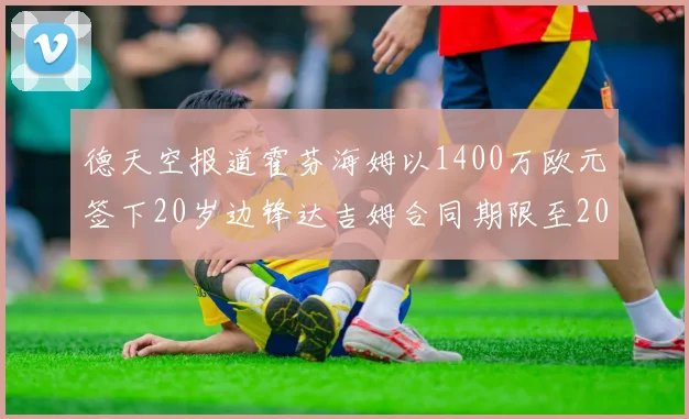 德天空报道霍芬海姆以1400万欧元签下20岁边锋达吉姆合同期限至2031年